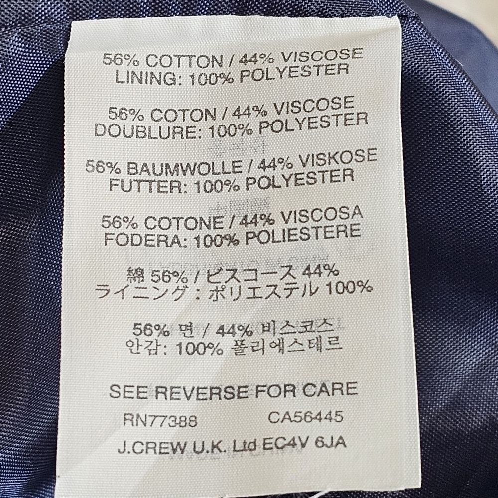 J. Crew Kami Fit and Flare Navy Vicose Dress - Picture 12 of 15